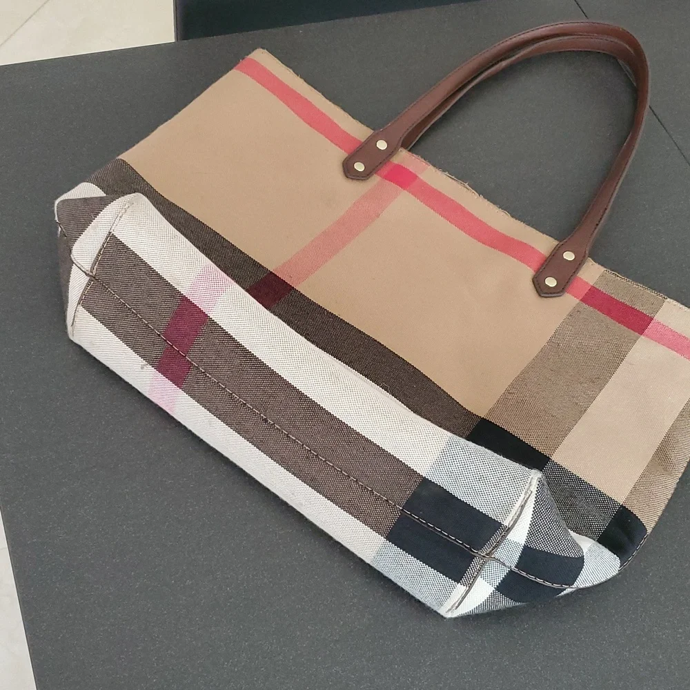 Burberry Large Reversible Structured Tote